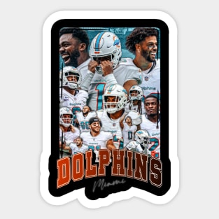 Finsup Miami Dolphins Sticker